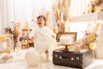 【大分・１歳記念】撮影で子どもが泣いたら？プロのカメラマンの対応力