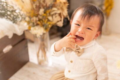 【大分・1歳記念】バースデーフォト可愛い衣装紹介♡人見知りで泣く時の撮影のコツ