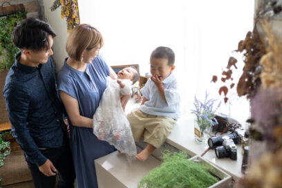大分のお宮参り撮影はいつ？生後1か月と3か月で変わる赤ちゃんの写真